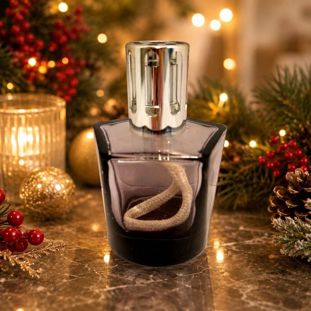Lampe Berger Paris Pente Smoky Gray Glass Fragrance Lamp Discontinued